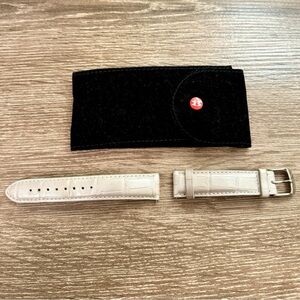 MICHELE Alligator Leather Watch Strap 18mm